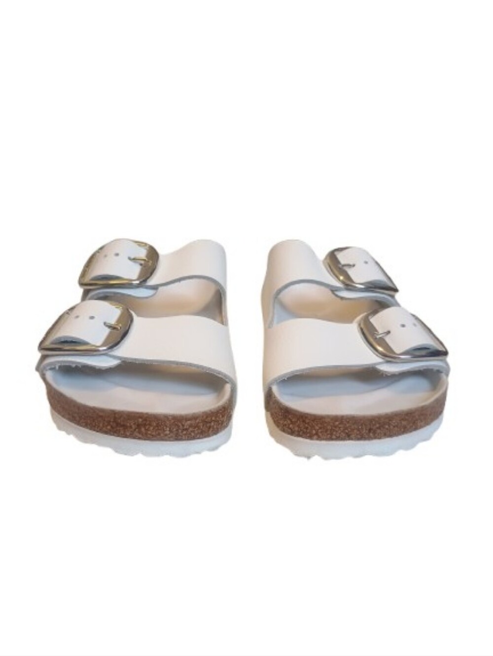 Birkenstock LEATHER Arizona Big Buckle White Sandal SIZE: 36 - Picture 9 of 9